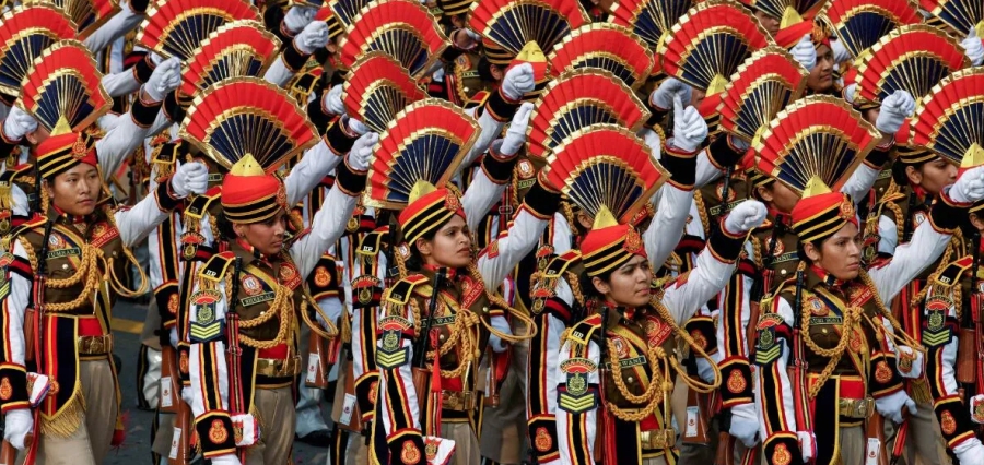 Read more about the article The Best Marching Contingent Award for Republic Day Secured by an all-women team from the Delhi Police