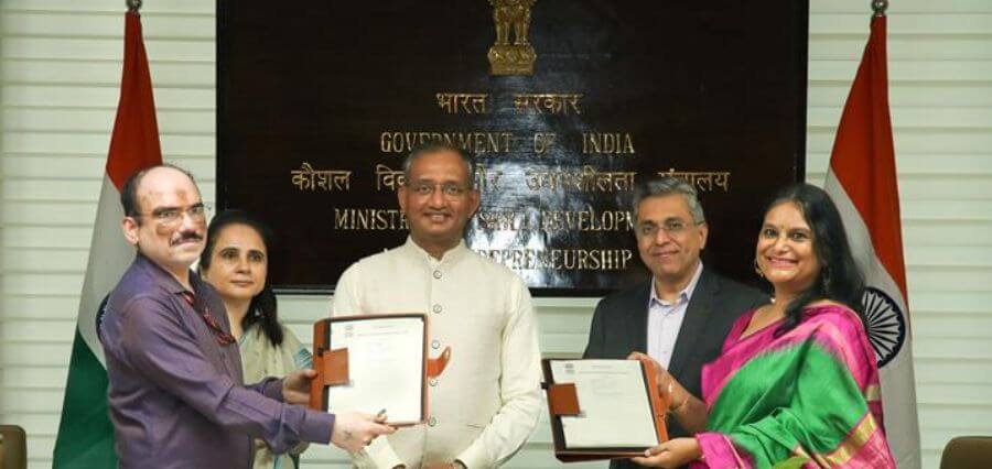 MoU for Drone Didi Yojana Signed by Mahindra & Mahindra with the Ministry of Skill Development and Entrepreneurship