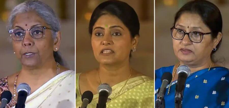 Read more about the article Seven female Ministers in Modi 3.0, two of whom are Cabinet Members